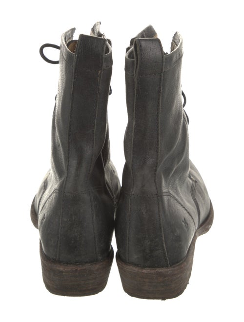 Frye Leather Combat Boots