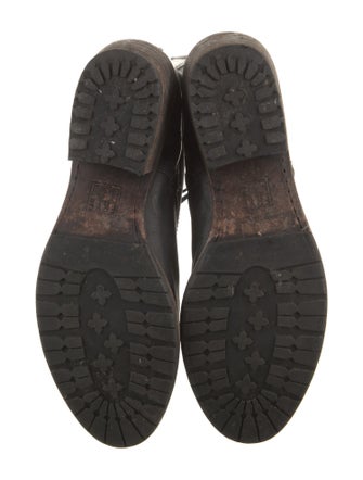 Frye Leather Combat Boots