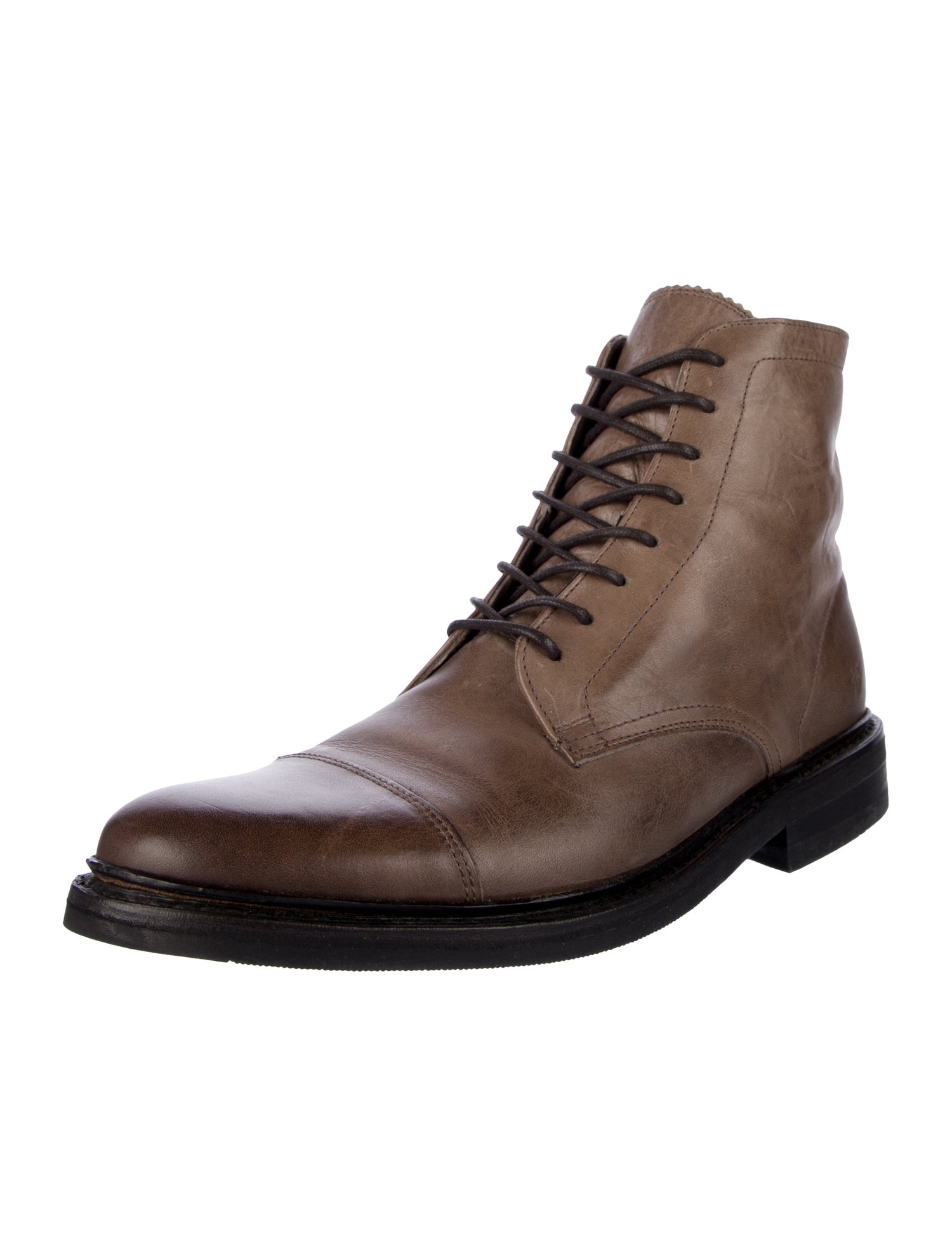 Frye Leather Combat Boots