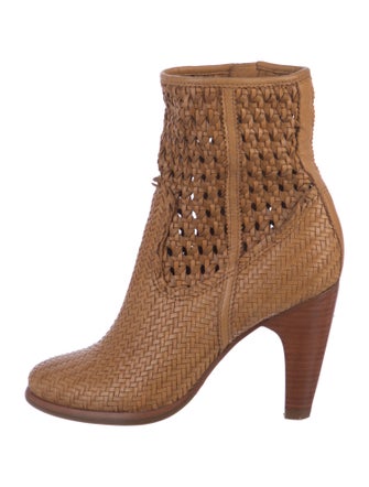 Frye Leather Tweed Pattern Sock Boots
