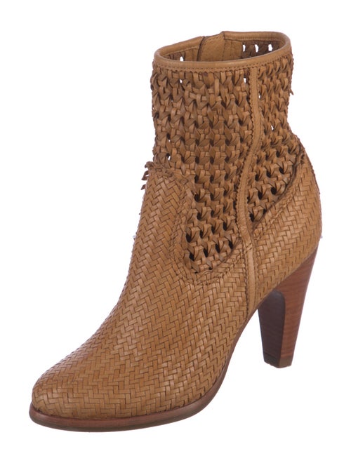 Frye Leather Tweed Pattern Sock Boots
