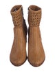 Frye Leather Tweed Pattern Sock Boots