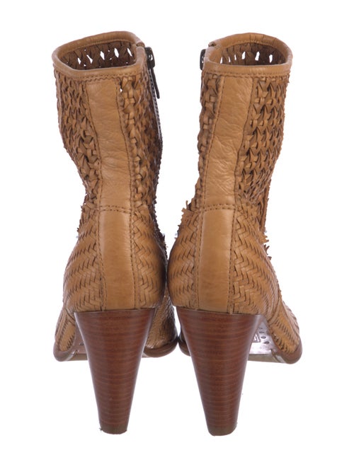 Frye Leather Tweed Pattern Sock Boots