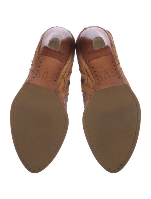 Frye Leather Tweed Pattern Sock Boots