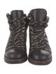 Frye Leather Printed Combat Boots