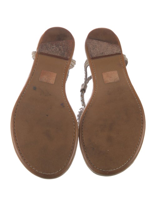 Frye Leather T-Strap Sandals