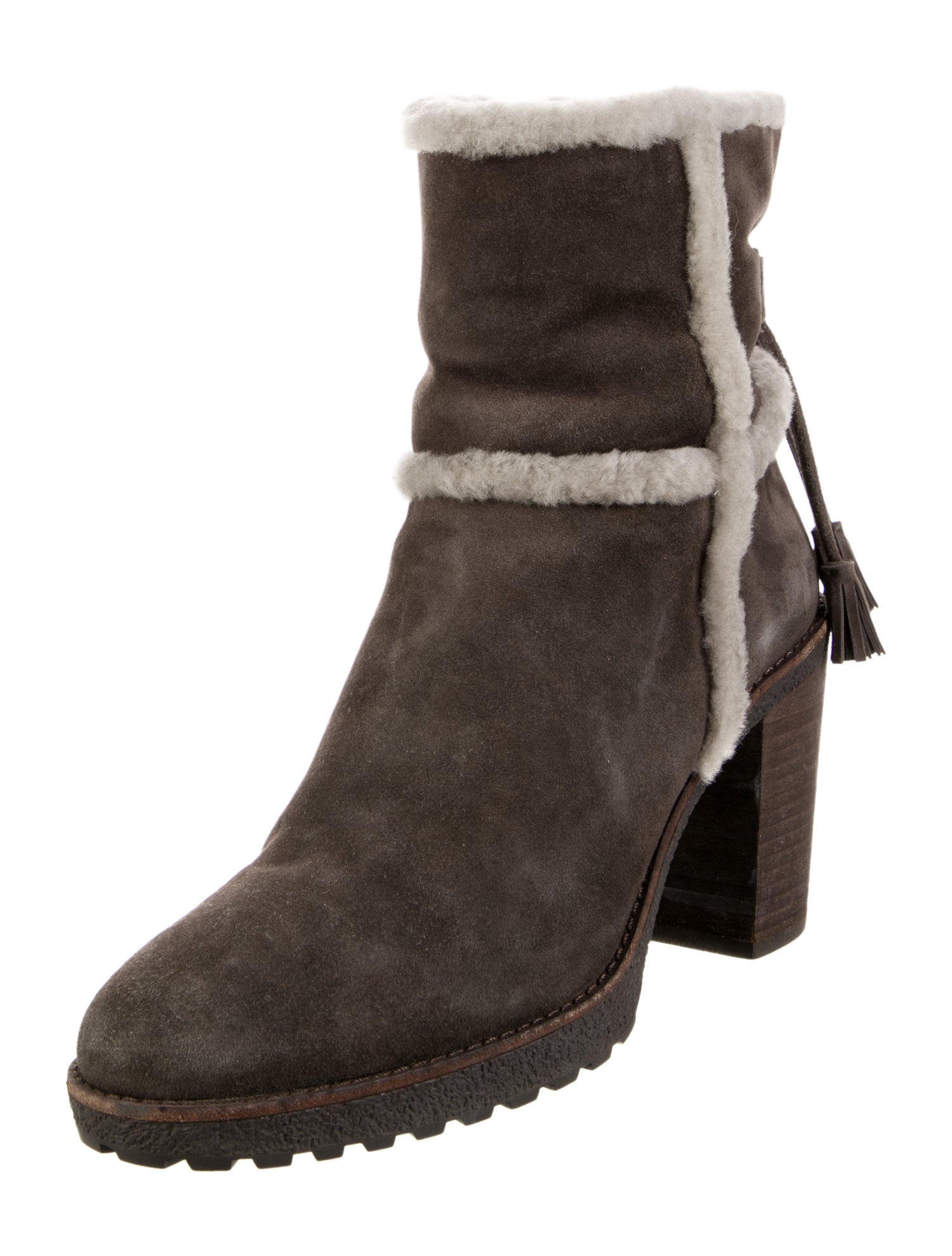 Frye Leather Tassel Accents Boots