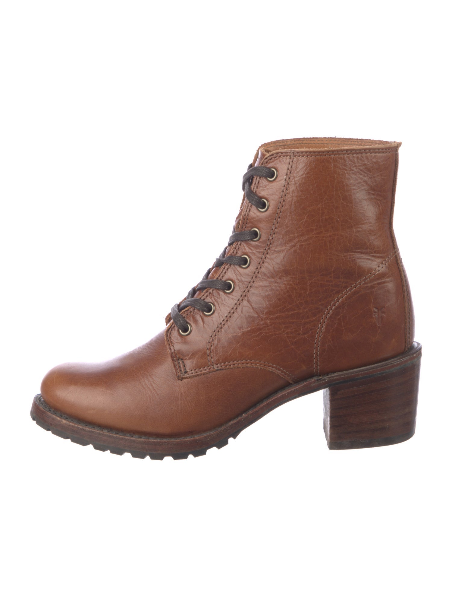 Frye Leather Combat Boots