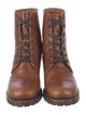 Frye Leather Combat Boots
