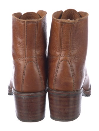 Frye Leather Combat Boots
