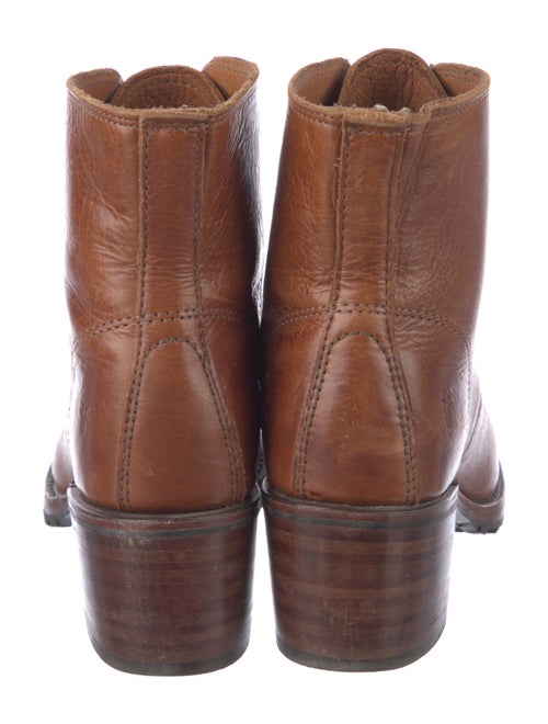 Frye Leather Combat Boots