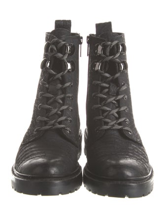 Frye Leather Combat Boots