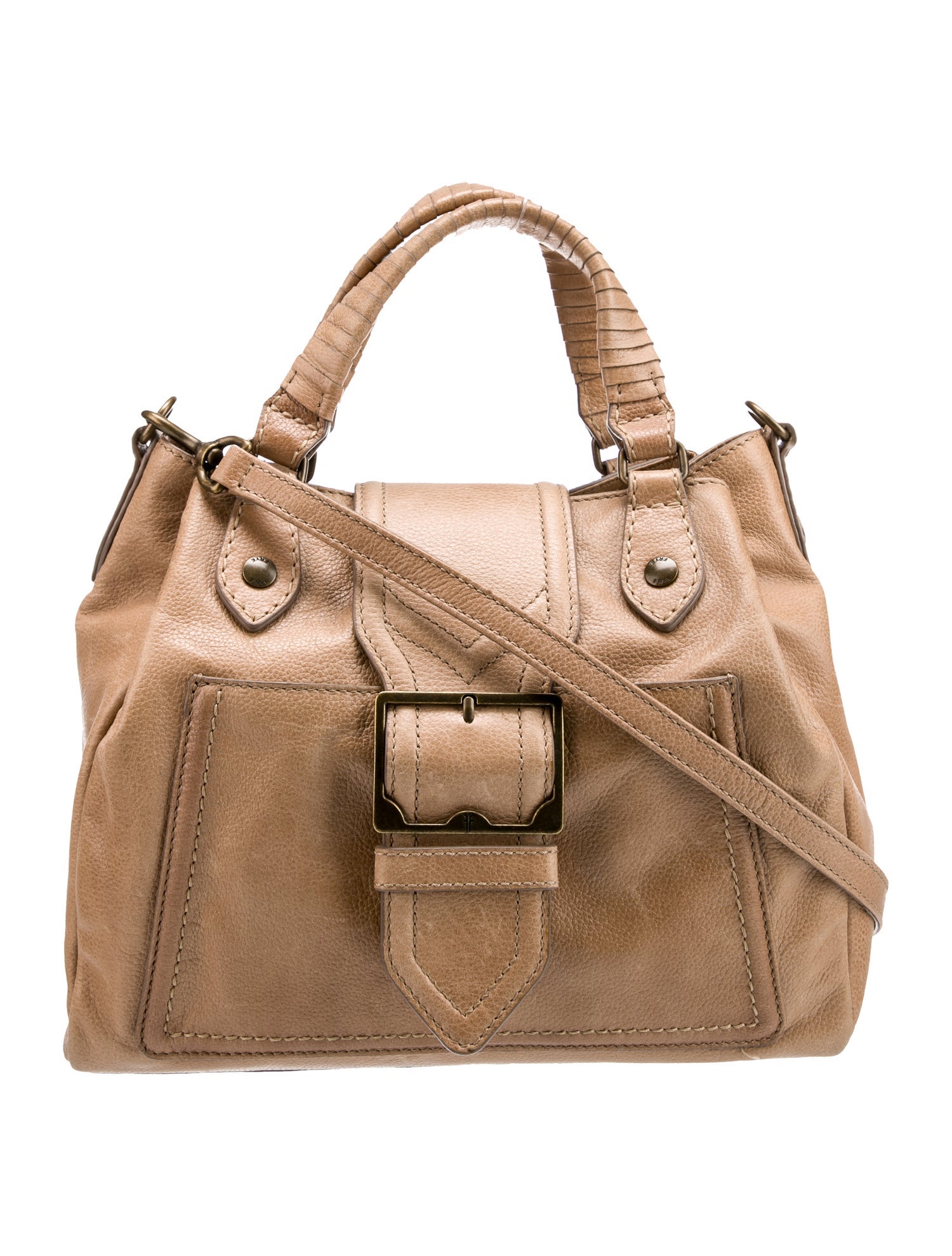 Frye Leather Top Handle Bag