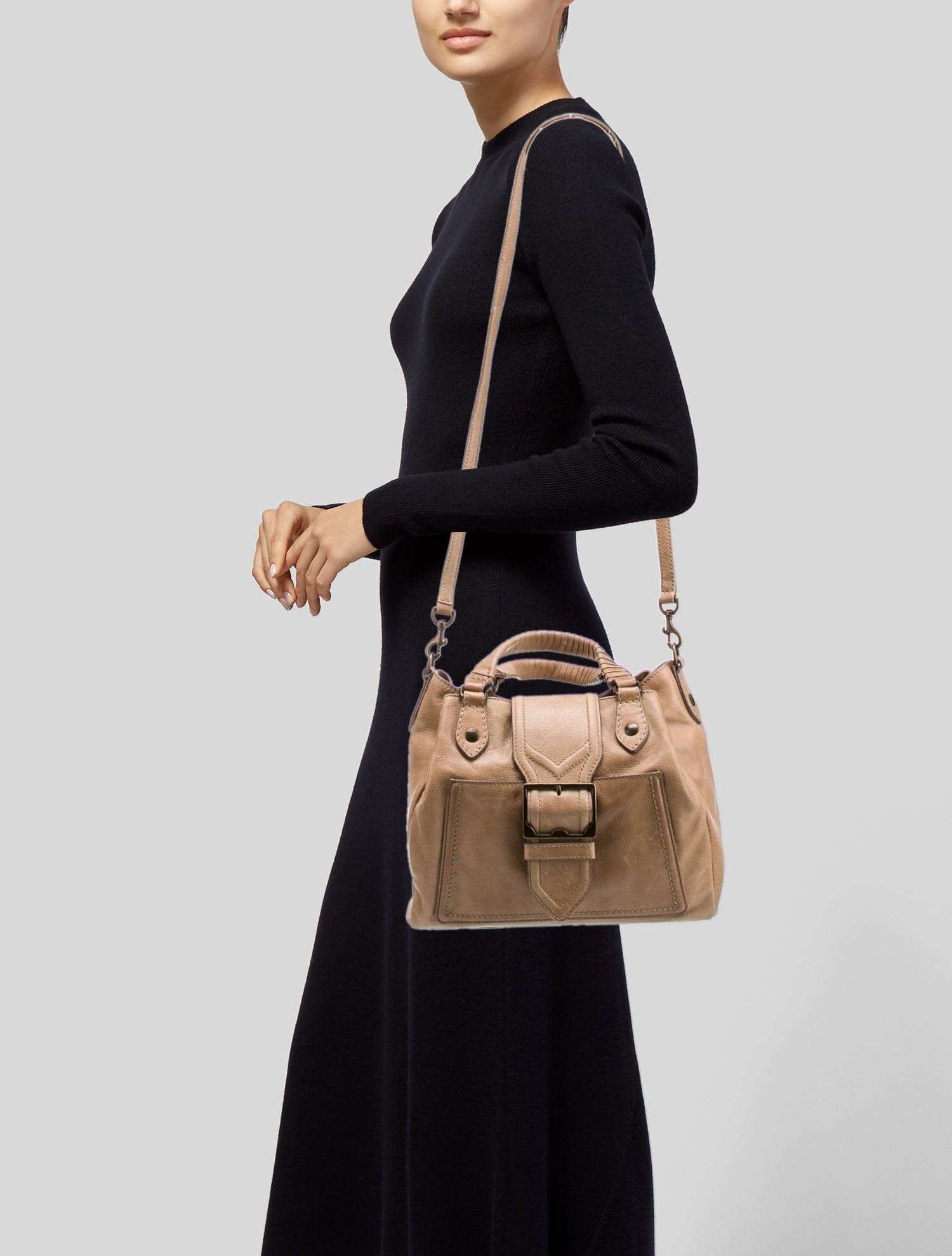 Frye Leather Top Handle Bag