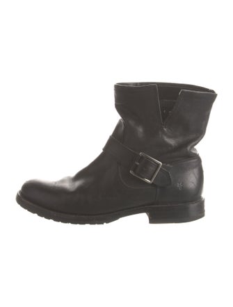 Frye Leather Moto Boots
