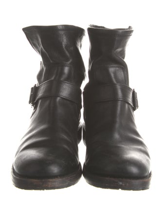 Frye Leather Moto Boots