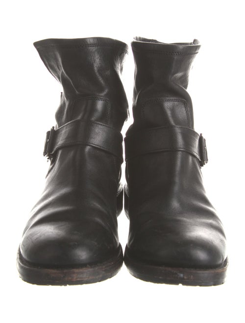 Frye Leather Moto Boots
