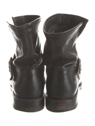 Frye Leather Moto Boots