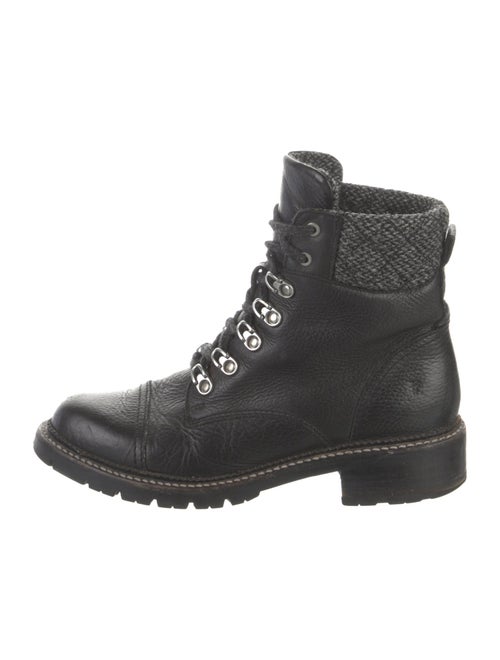 Frye Leather Combat Boots