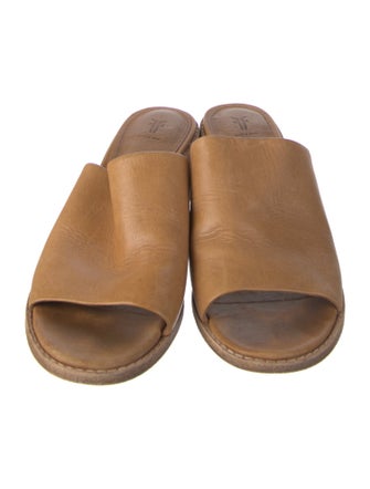 Frye Leather Slides