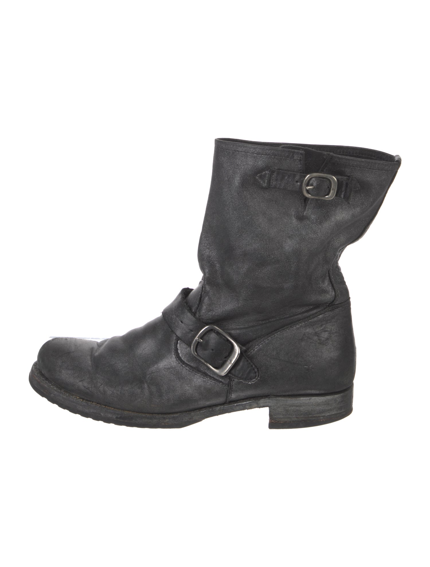 Frye Leather Moto Boots