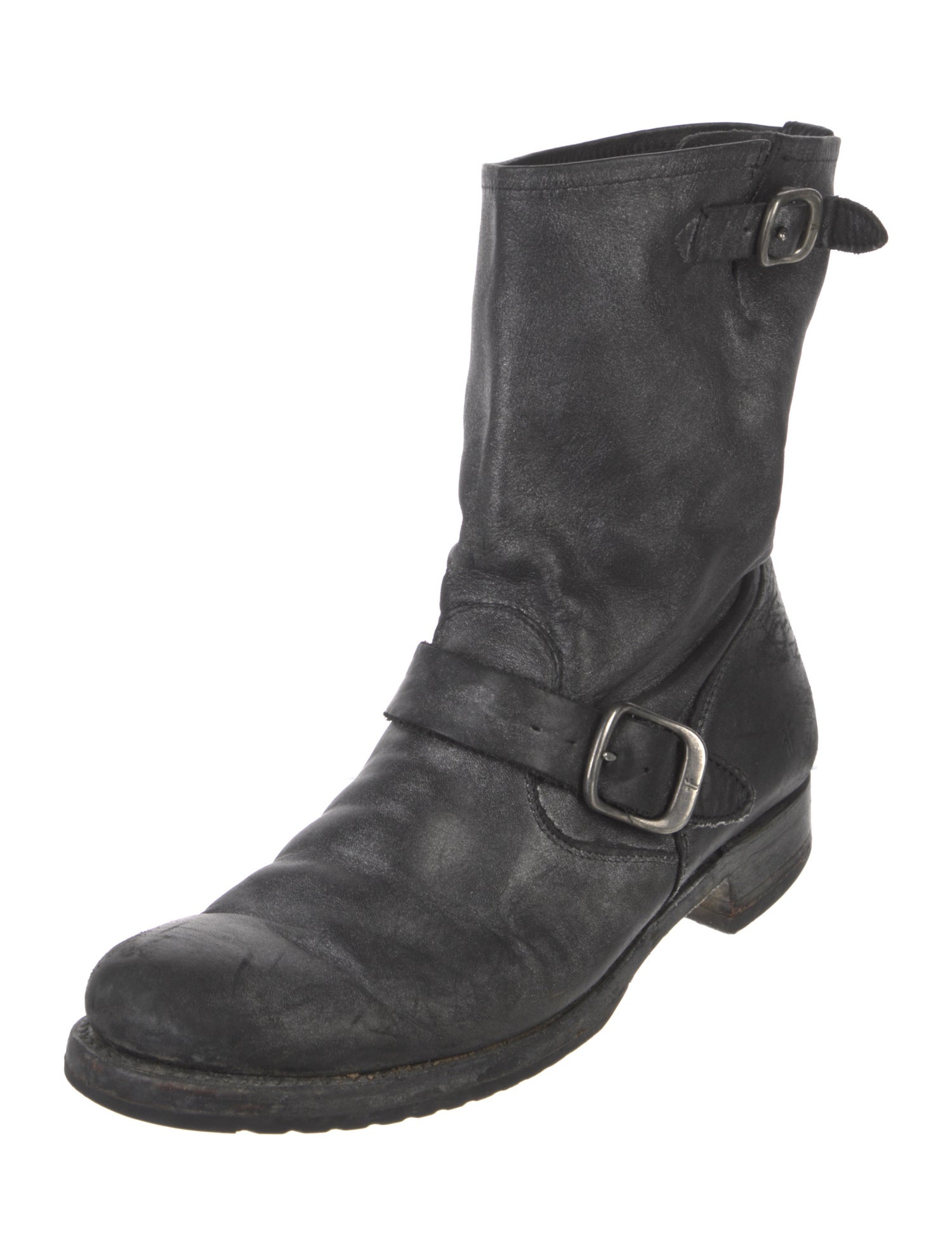 Frye Leather Moto Boots