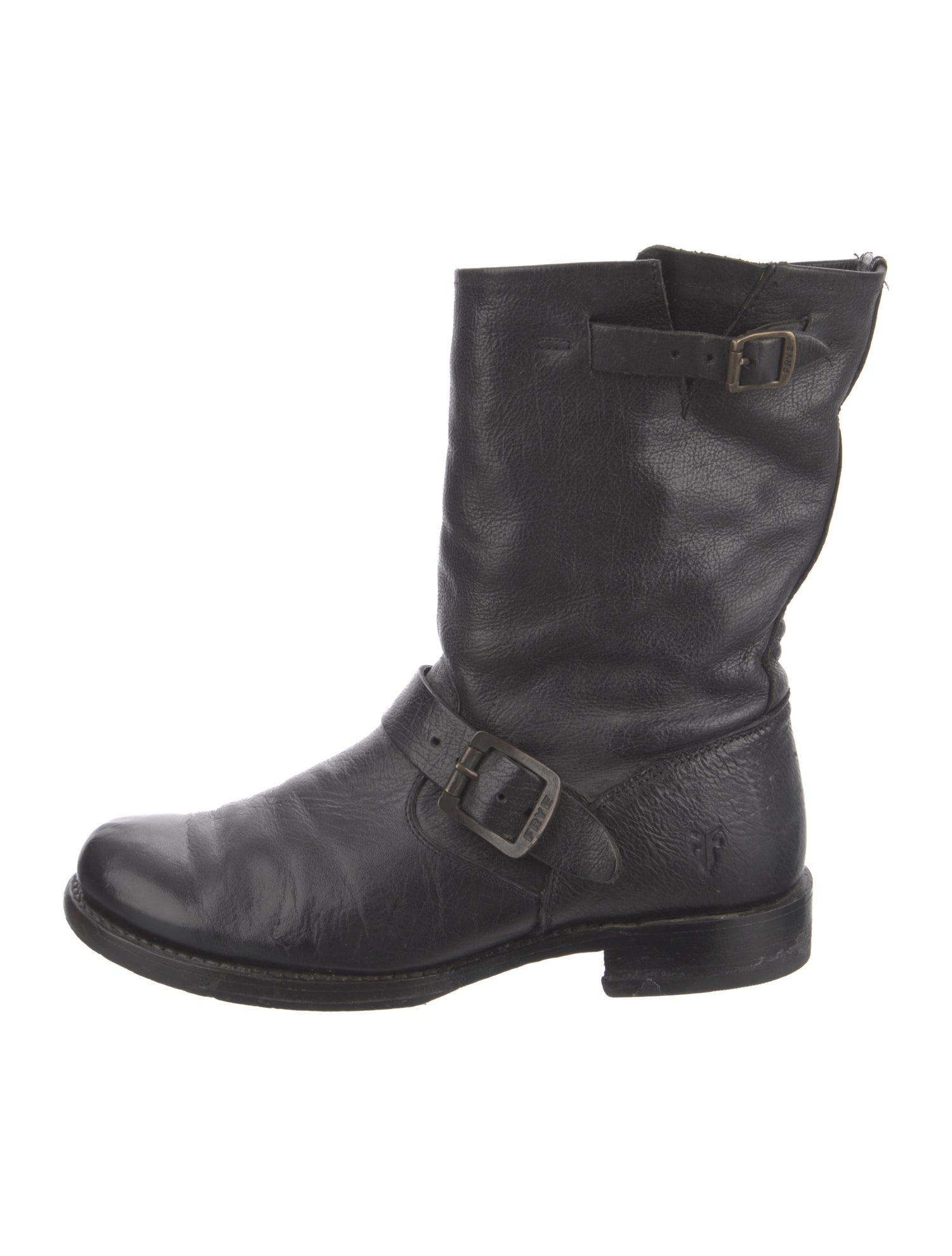 Frye Leather Moto Boots