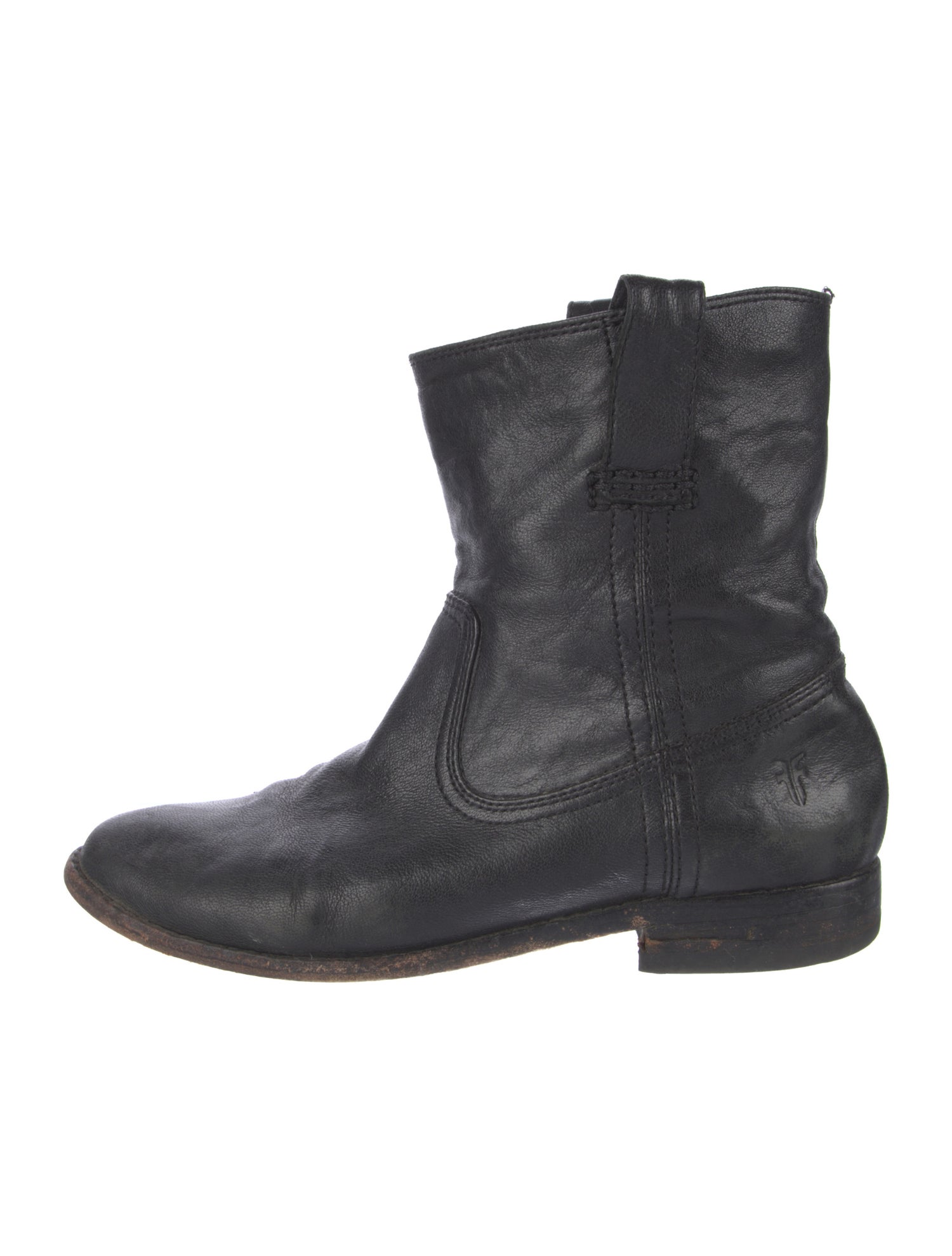 Frye Leather Moto Boots