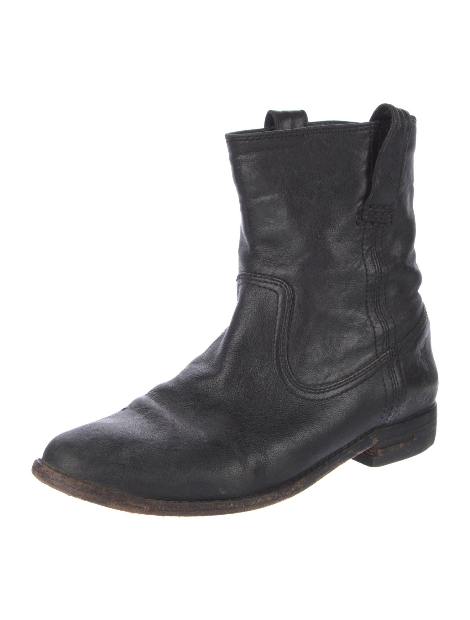 Frye Leather Moto Boots
