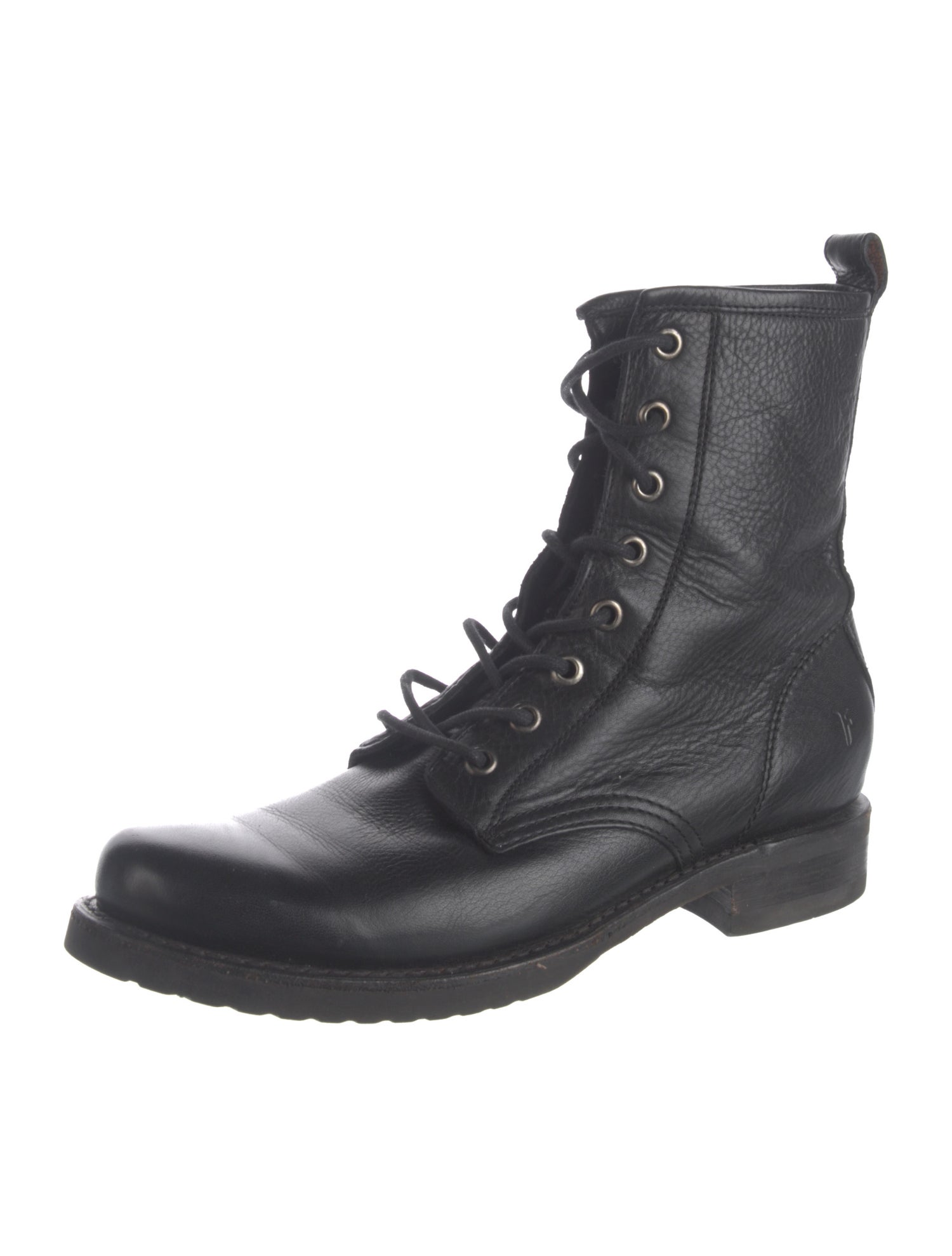 Frye Leather Combat Boots