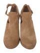 Frye Suede T-Strap Pumps