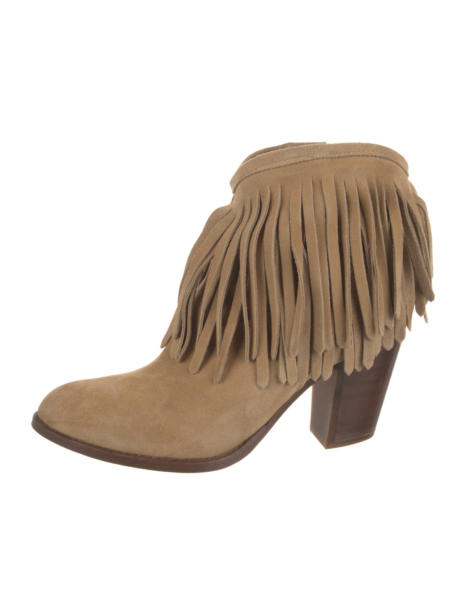 Frye Suede Colorblock Pattern Western Boots