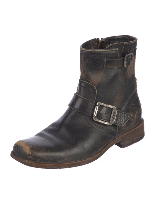 Frye Leather Moto Boots