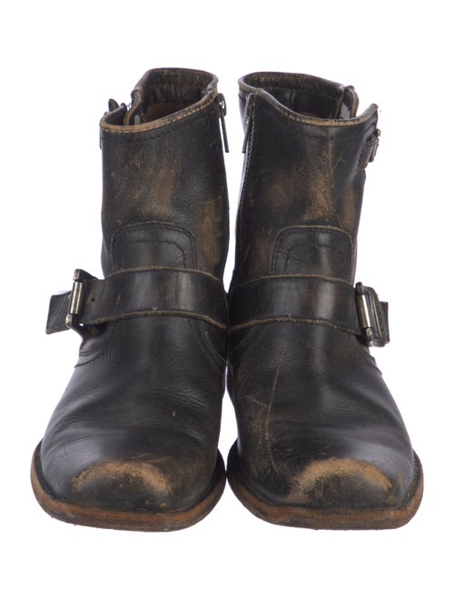 Frye Leather Moto Boots
