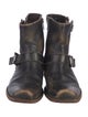 Frye Leather Moto Boots