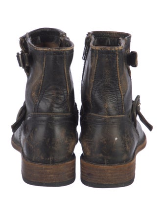 Frye Leather Moto Boots
