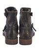 Frye Leather Moto Boots