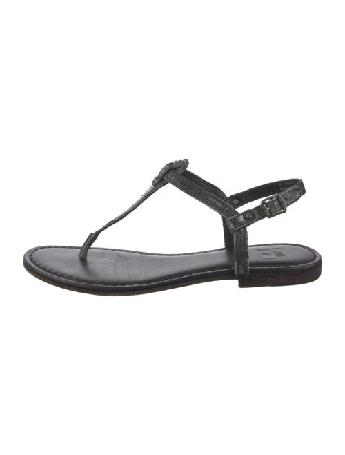 Frye Leather T-Strap Sandals