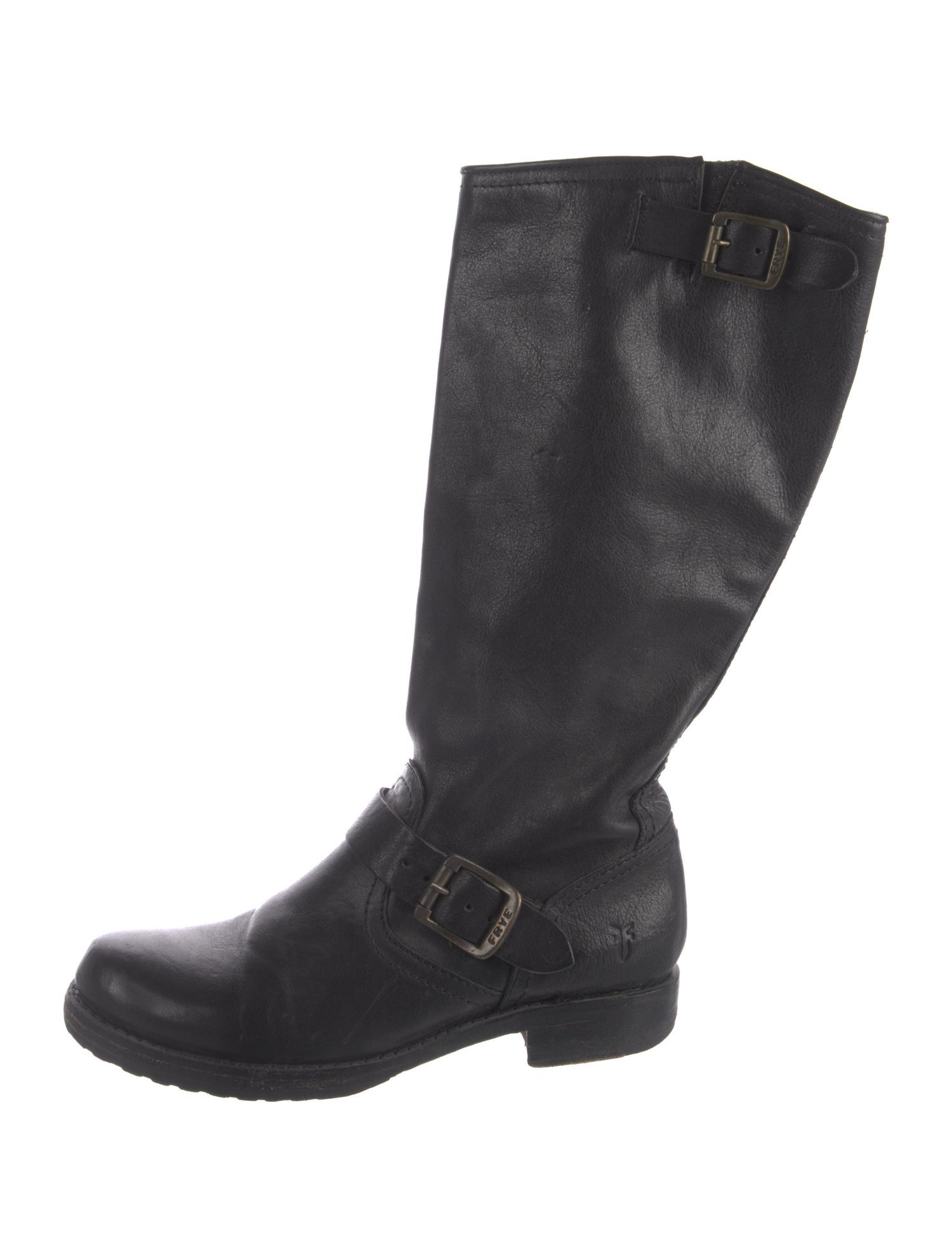 Frye Leather Moto Boots