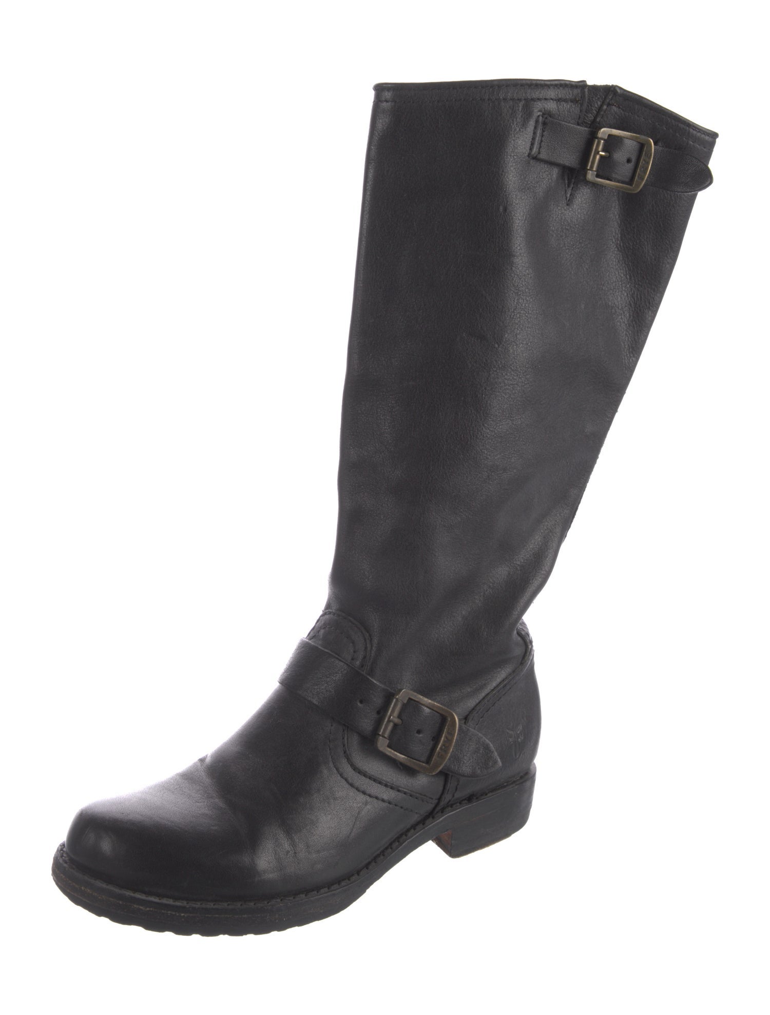 Frye Leather Moto Boots