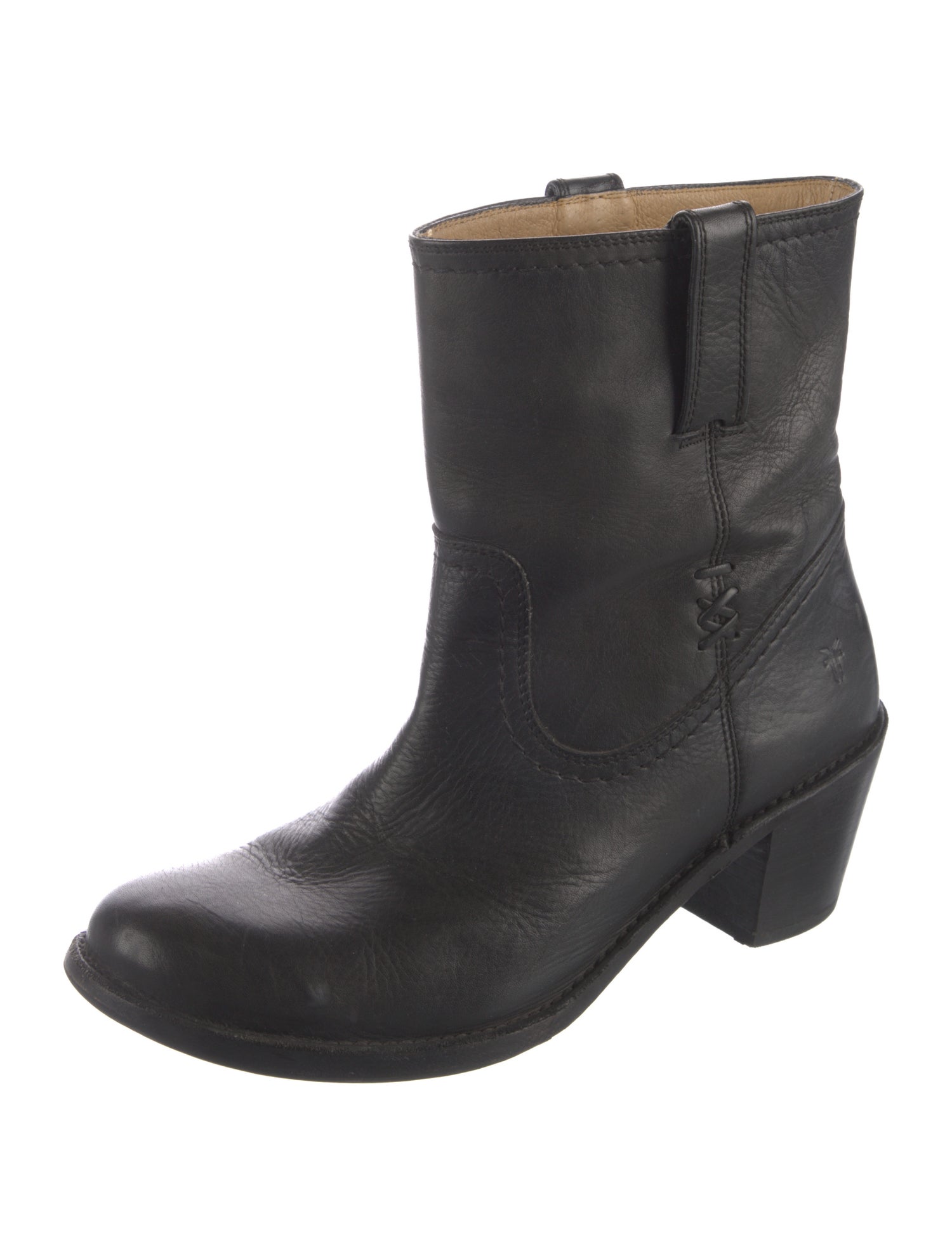 Frye Leather Moto Boots