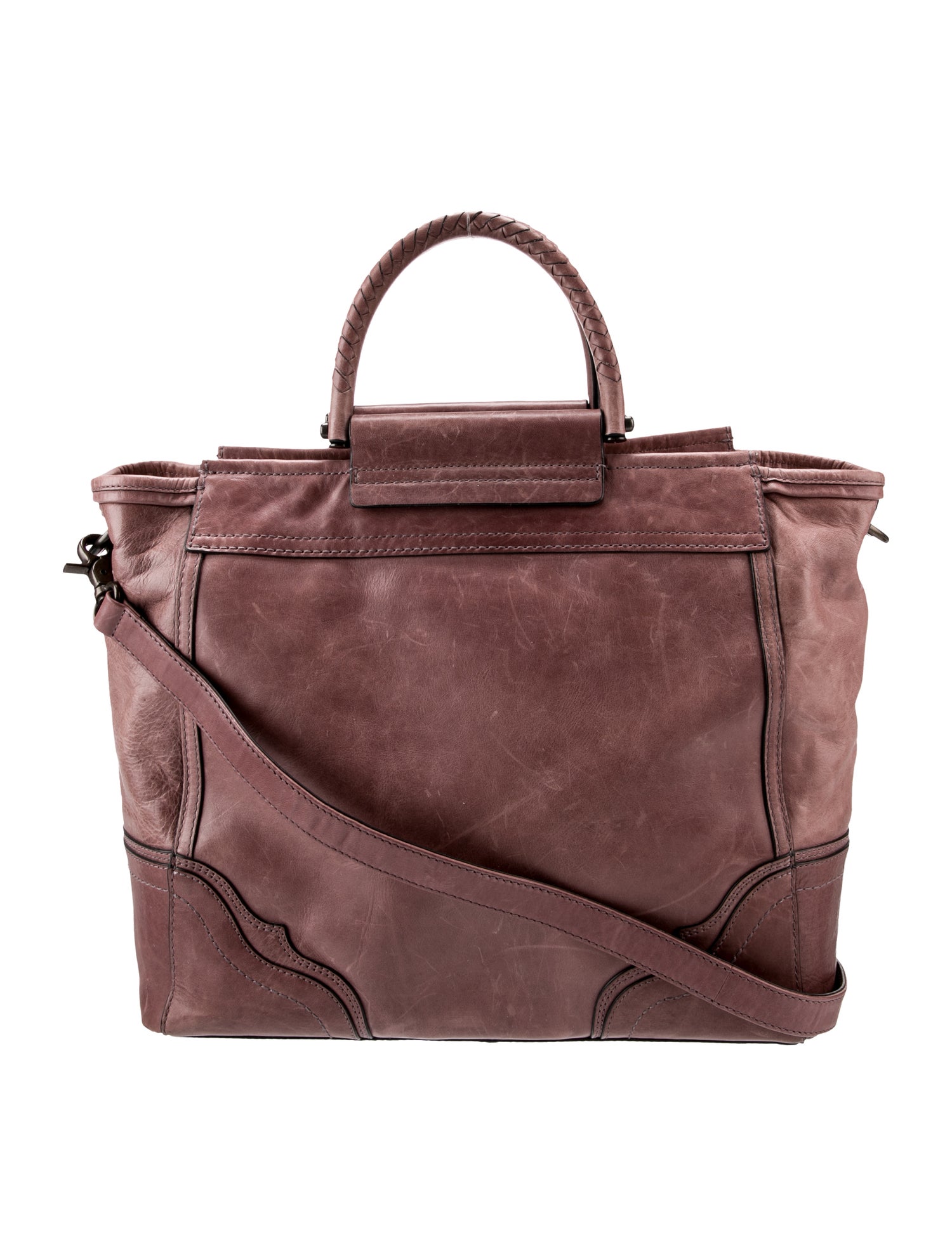 Frye Leather Top Handle Bag
