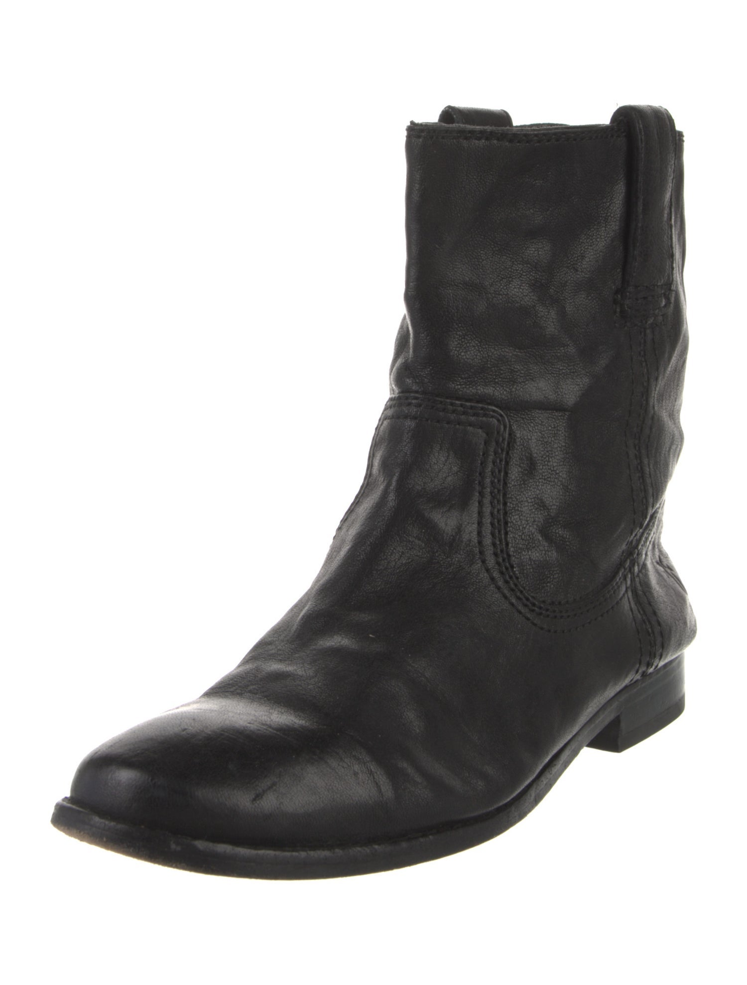 Frye Leather Moto Boots