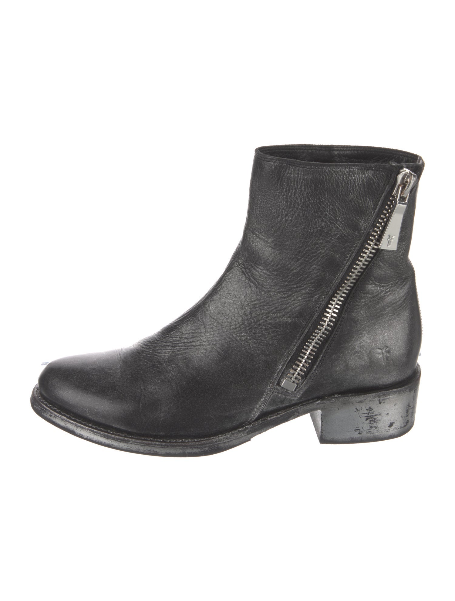 Frye Leather Moto Boots