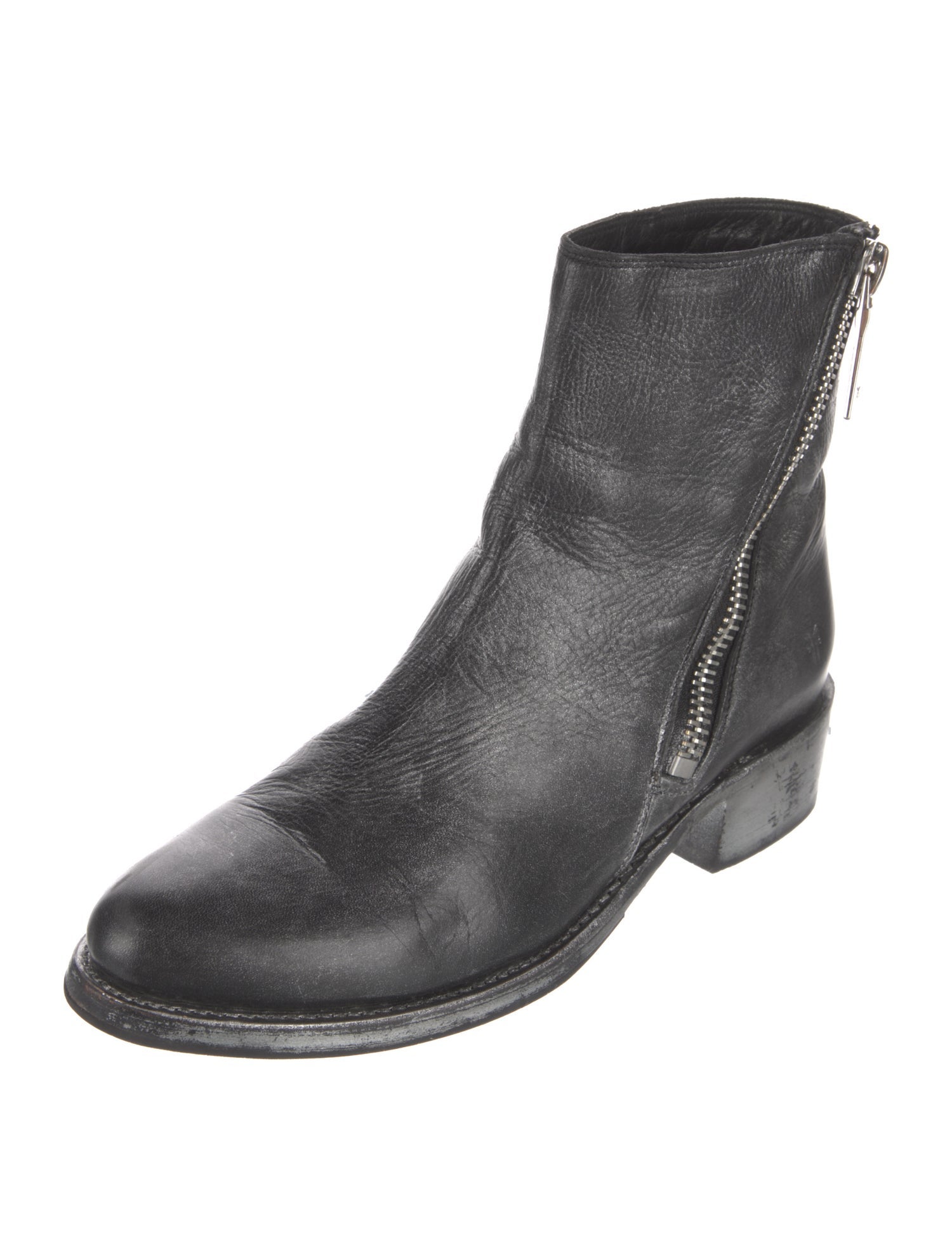 Frye Leather Moto Boots