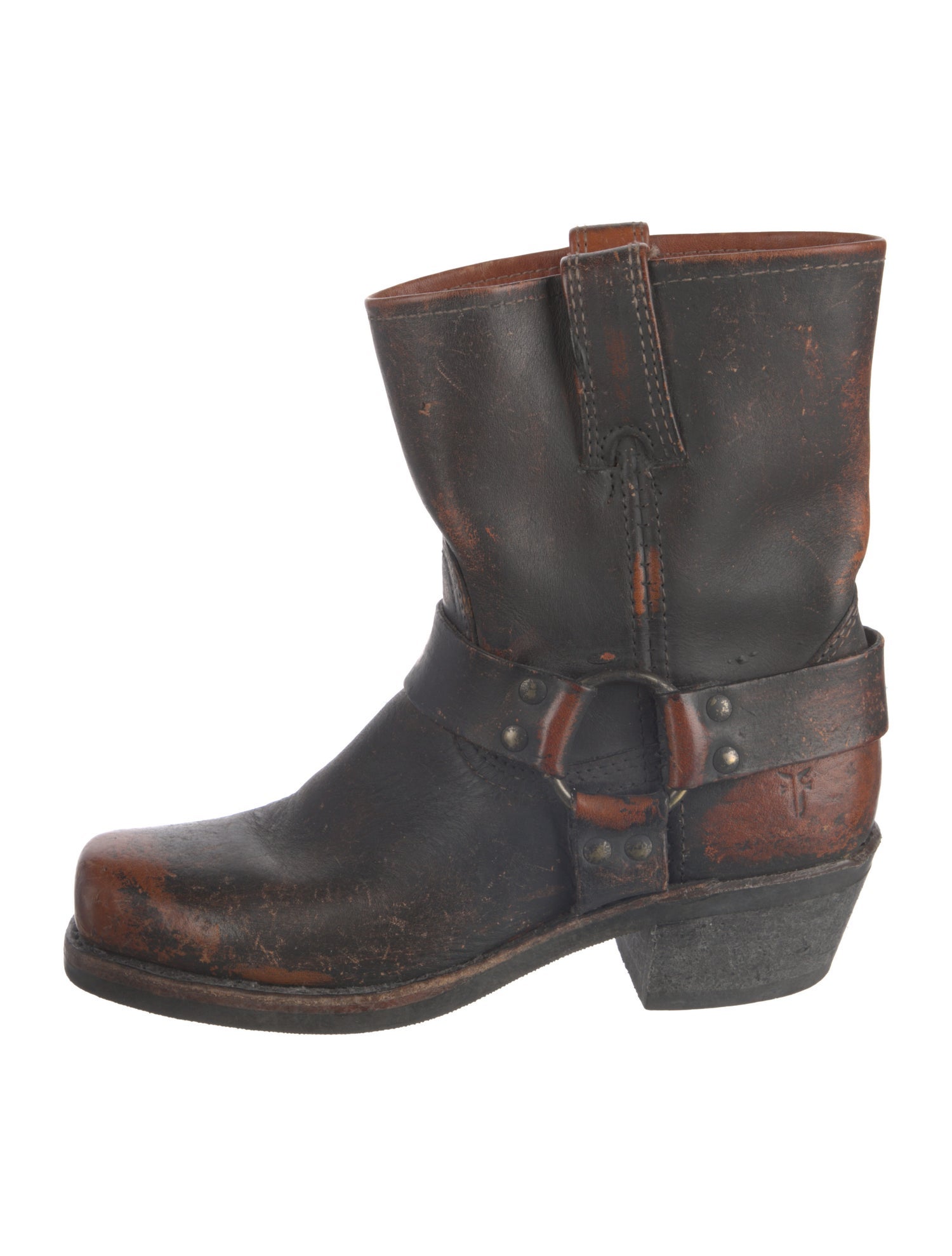 Frye Leather Moto Boots