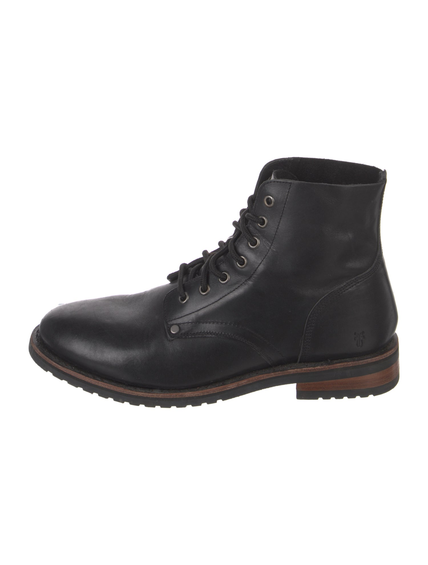 Frye Leather Combat Boots