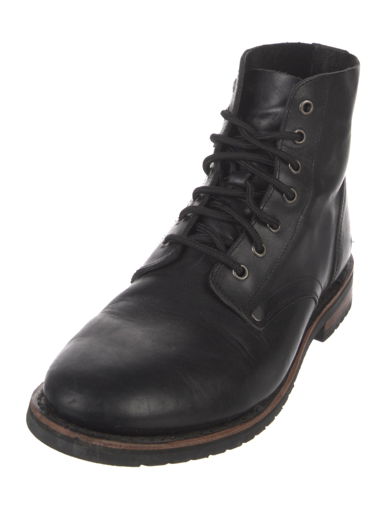 Frye Leather Combat Boots