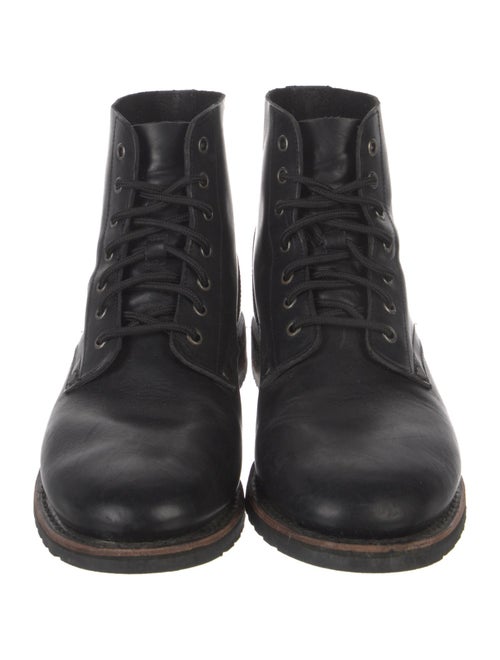 Frye Leather Combat Boots