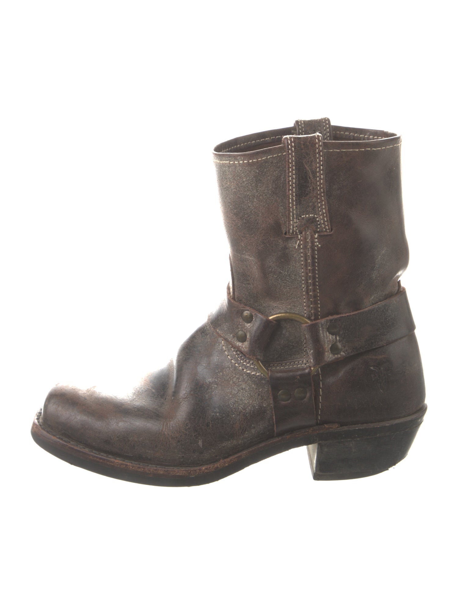Frye Leather Moto Boots